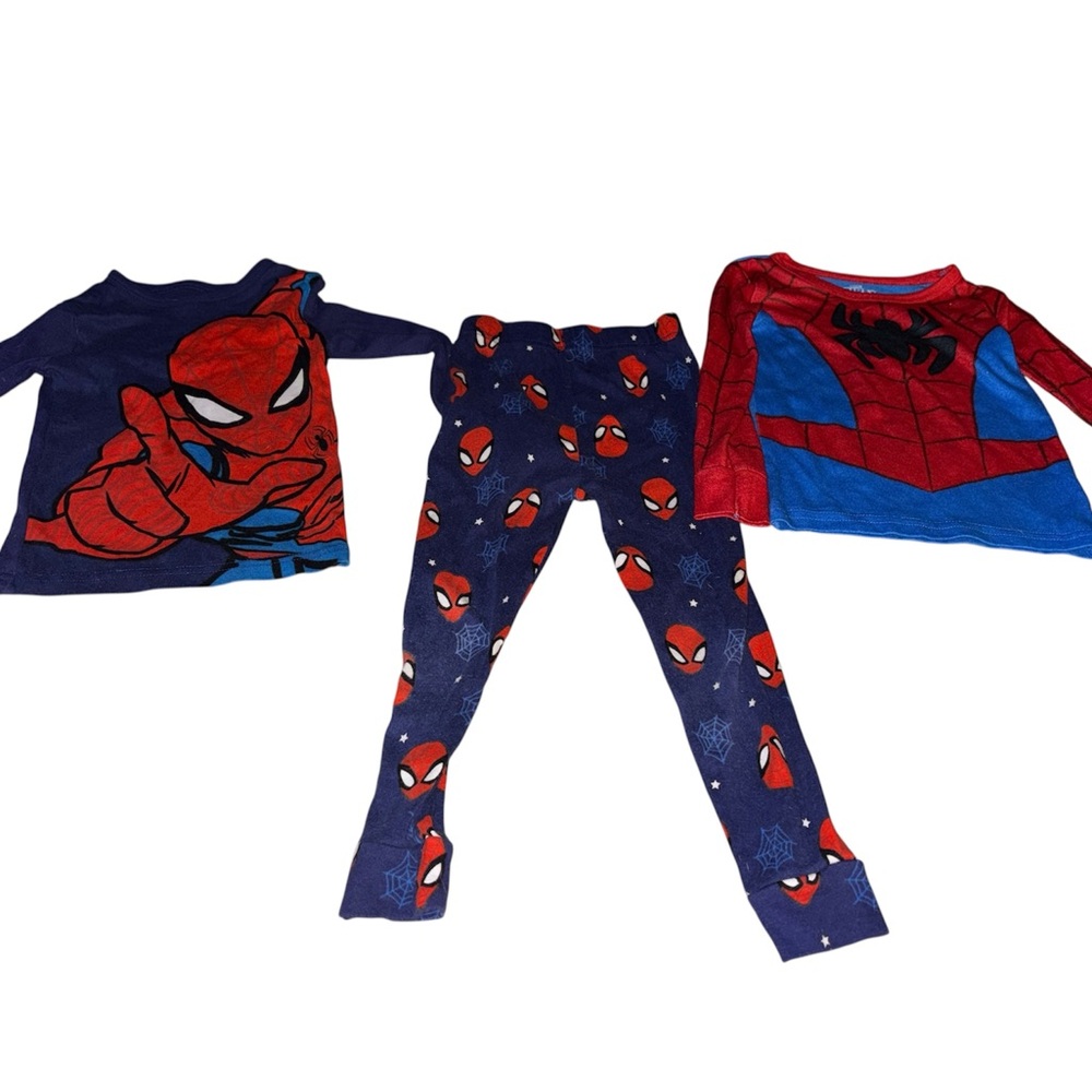 🌞 Spiderman Red and Blue Kids Pajama Set